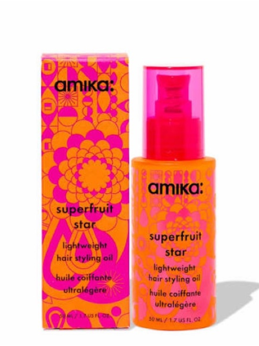 amika Superfruit Star Lightweight Hair Styling Oil- New in Box
